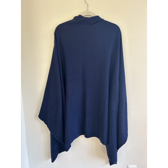 Adrianna Papell Women’s Shug Wrap With Tunnel Sleeves Navy XL/XXL NWT - Picture 7 of 10